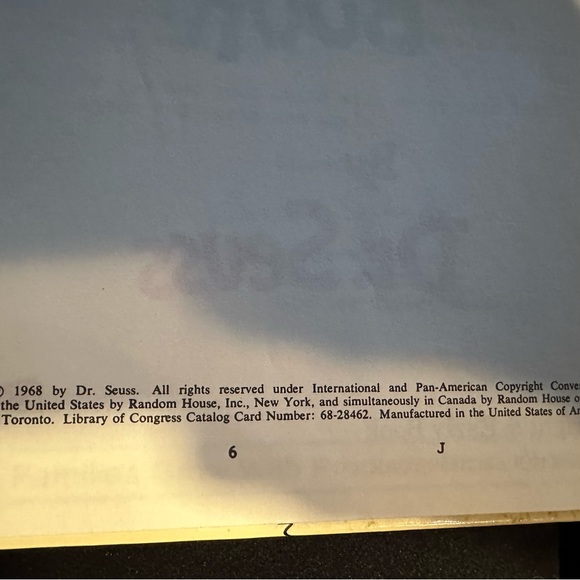 Collectors , Dr Seuss “The Foot Book” First edition , copy 6 J, - Picture 4 of 7